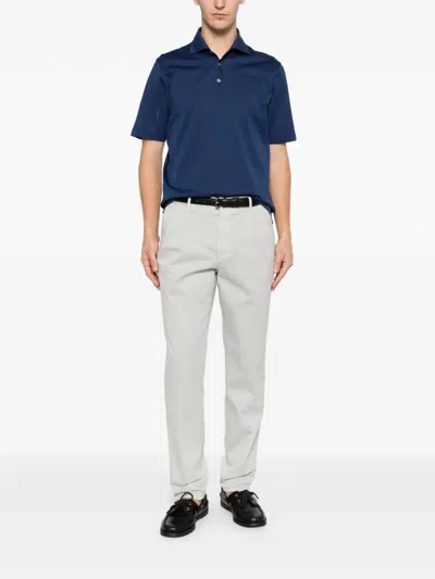 Ferrante Short-sleeve Polo Shirt In Blue