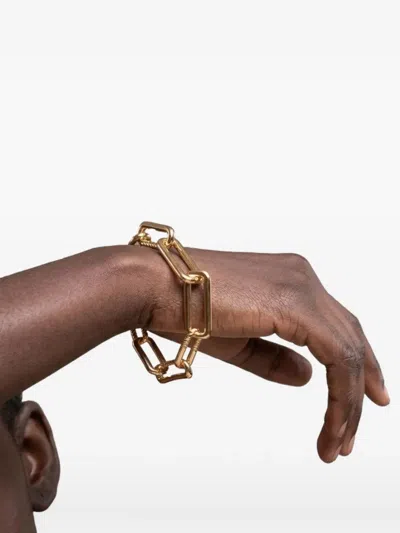 Yoj 오토 로프 맥시 체인 링크 브레이슬릿 In Orange