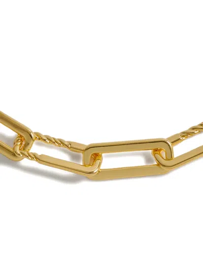 Yoj 오토 로프 맥시 체인 링크 브레이슬릿 In Orange