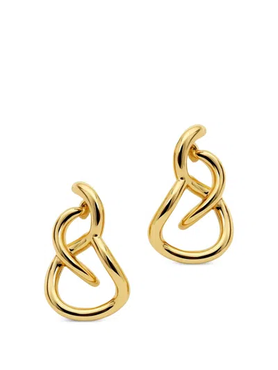 Yoj X 샬롯 아우라 루프 이어링 In White