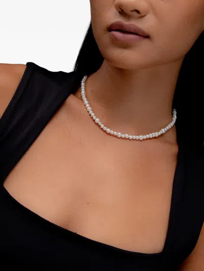 Yoj 초커 펄 네크리스 In Pattern