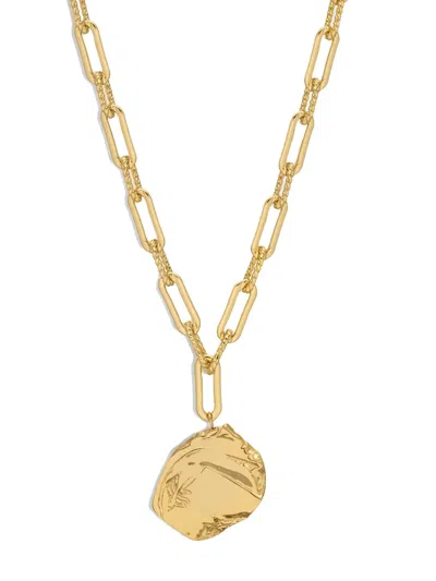 Yoj 체인 펜던트 네크리스 In Orange