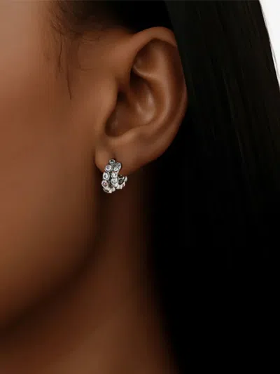 Yoj 아베르토 미니 후프 이어링 In Pink