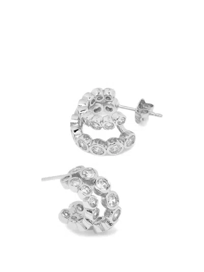 Yoj 아베르토 미니 후프 이어링 In Pink