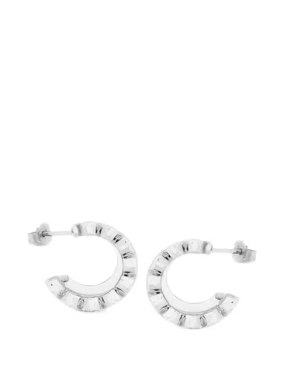 Yoj 아베르토 미니 후프 이어링 In Pink