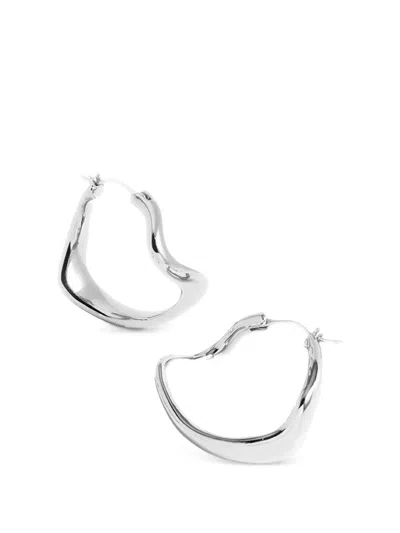 Yoj 맥시 애스틴 후프 이어링 In Metallic