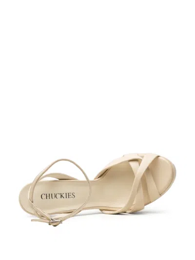 Chuckies Crossover-strap Platform Sandals