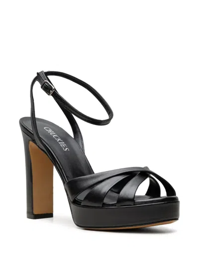 Chuckies Crossover-strap Platform Sandals