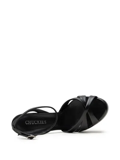 Chuckies Crossover-strap Platform Sandals
