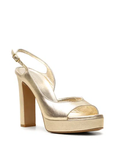 Chuckies Metallic Platform Sandals