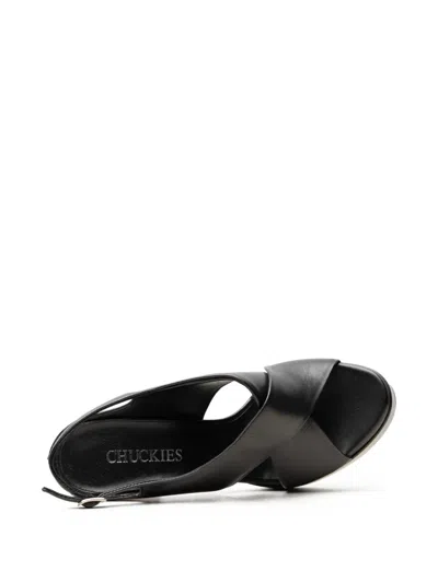 Chuckies Crossover-strap Platform Sandals