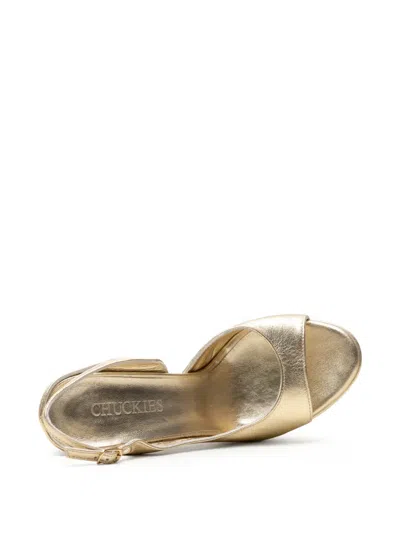 Chuckies Metallic Platform Sandals