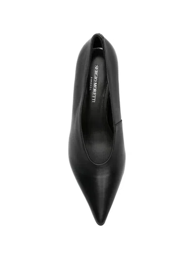 Sergio Moretti Firenze Pointed-toe Leather Pumps