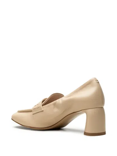 Chuckies Square-toe Leather Pumps In Multi