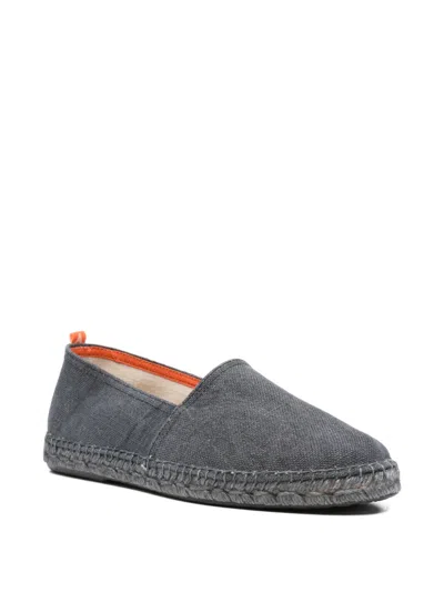 Abarca Canvas Espadrilles In Gray