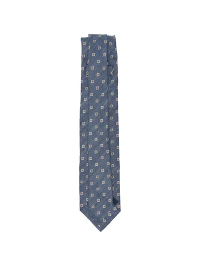 Barba Napoli Geometric-pattern Tie In Pattern