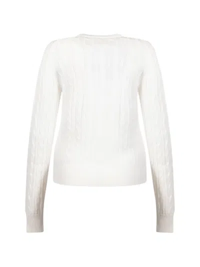 Mc2 Saint Barth Cable-knit Sweater In Multi