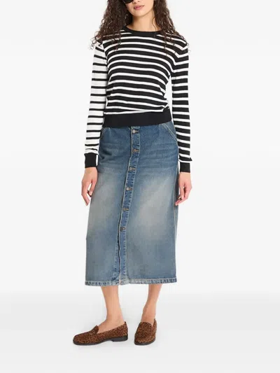 Desigual Stripe-pattern Sweater In Multi