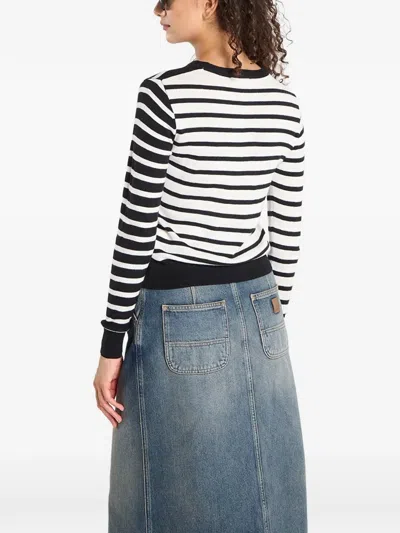 Desigual Stripe-pattern Sweater In Multi