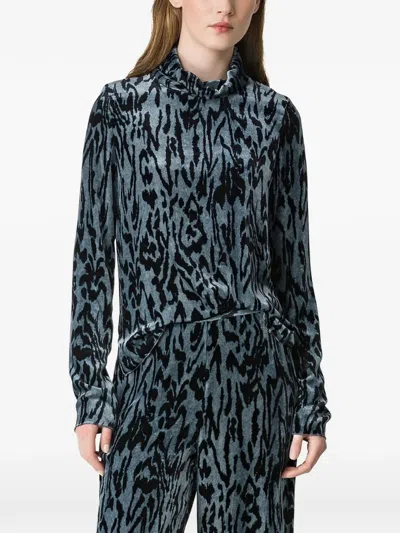 Forte Forte Moiré Blouse In Multi