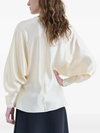 Fforme Gemma Satin Top In Yellow
