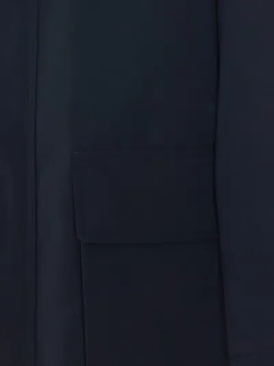 Auralee Point-collar Wool Jacket In Black