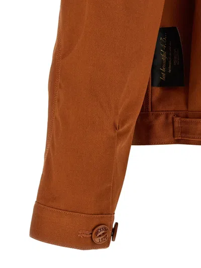 Undercover X Dickies Asymmetric-stitch Logo-patch Jacket In Multi