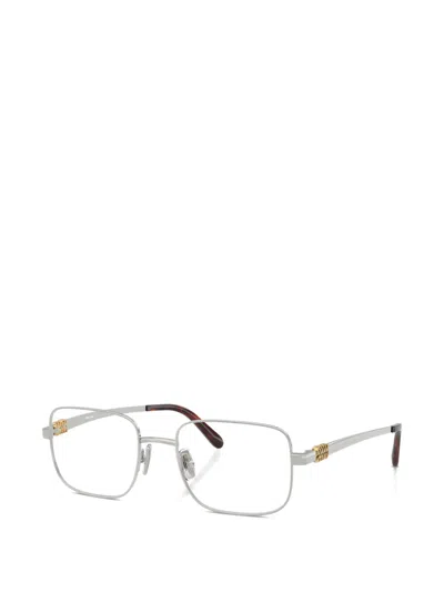 Miu Miu Square-frame Glasses In White