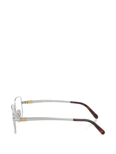 Miu Miu Square-frame Glasses In White