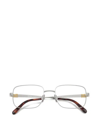 Miu Miu Square-frame Glasses In White