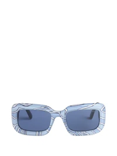Pucci Labirinto Rectangular Sunglasses