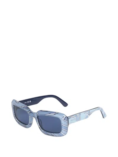 Pucci Labirinto Rectangular Sunglasses