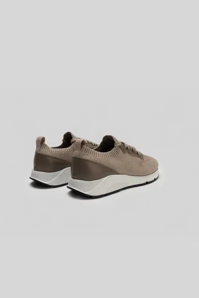 Robert Barakett Bryce Knit Sneaker In Sand