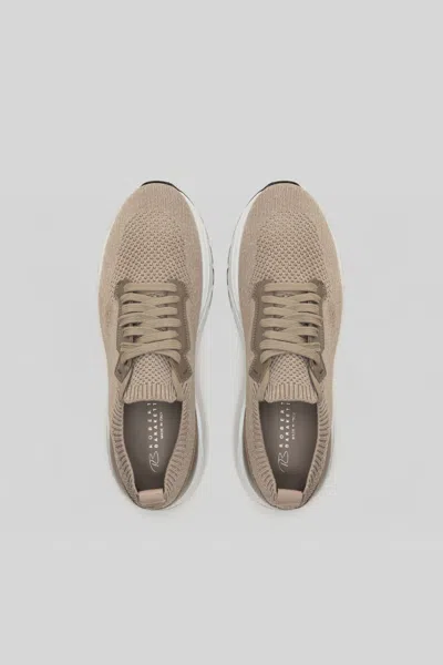 Robert Barakett Bryce Knit Sneaker In Sand