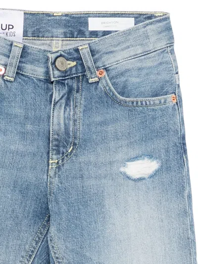 Dondup Brighton Distressed Jeans In Blue