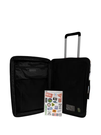 Diesel Sticker-print Suitcase In Multi