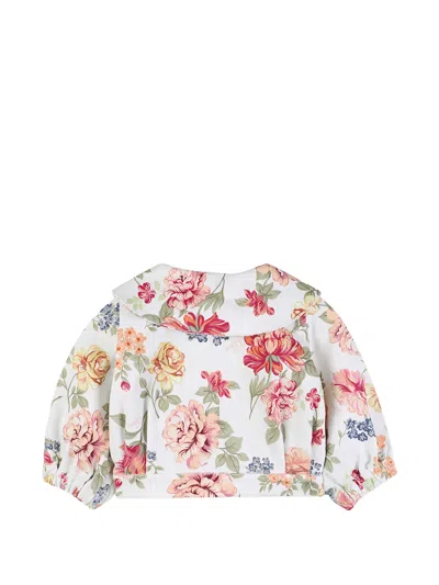 Chloé Floral-print Jacket In Multi