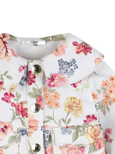 Chloé Floral-print Jacket In Multi