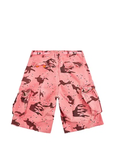Hellstar Camouflage-print Cargo Shorts In Multi