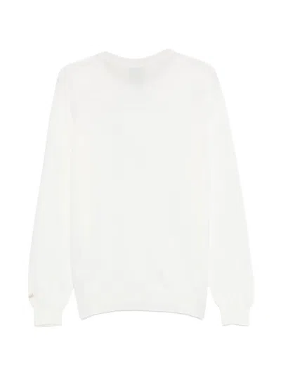 Woolrich Pullover Mit Rundem Ausschnitt In White