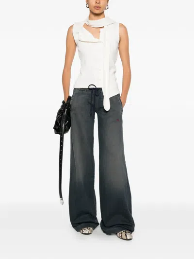 Diesel D-ainty Drawstring Jeans In Blue