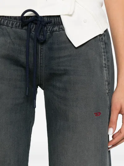 Diesel D-ainty Drawstring Jeans In Blue