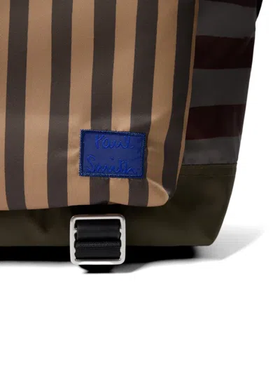 Paul Smith Striped Backpack In Blue