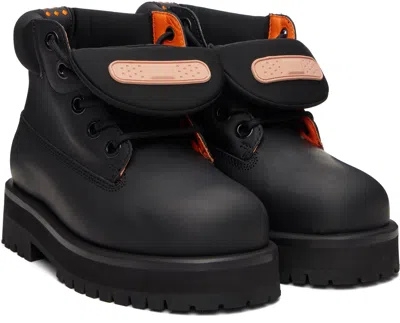 Pdf Logo-plaque Platform Boots In Black