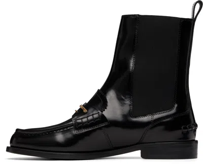 Alexander Wang Black Carter Ankle Boots In Multi