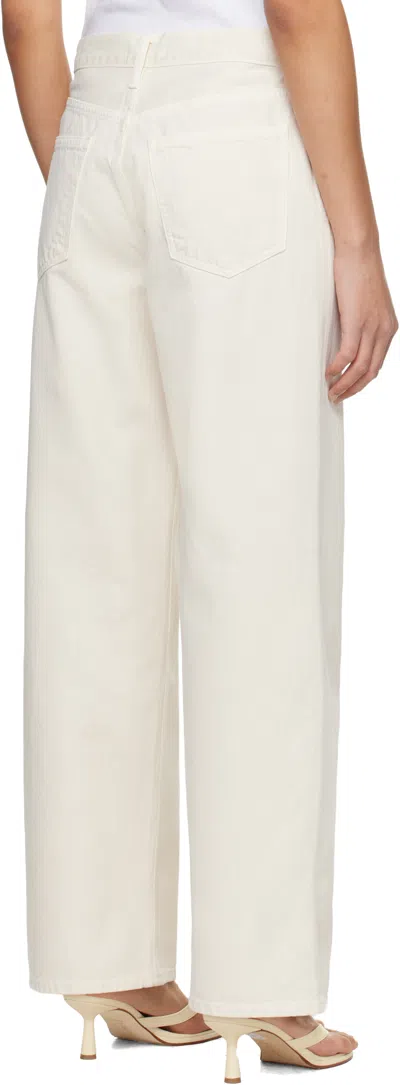 Agolde Arc Jeans In Neutral