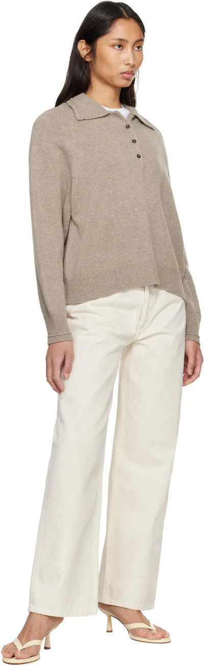 Agolde Arc Jeans In Neutral