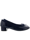 Repetto Ribbon Vamp Pumps In Blue