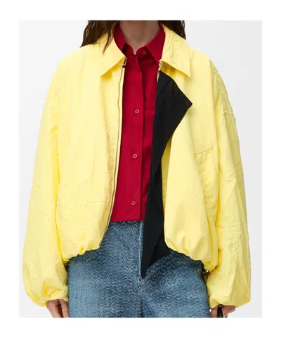Loewe Jacket In Technical Fabric In Yellow
