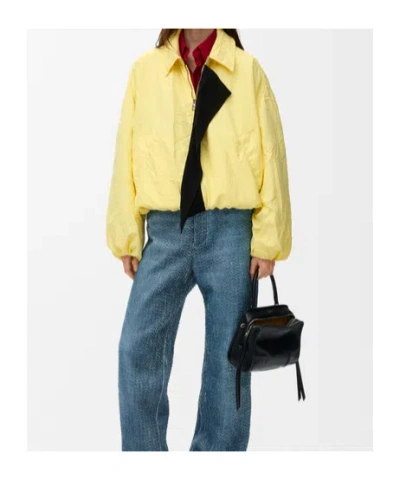 Loewe Jacket In Technical Fabric In Yellow